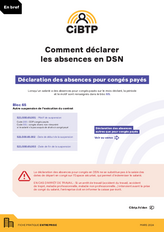 En bref | Déclarer les absences en DSN